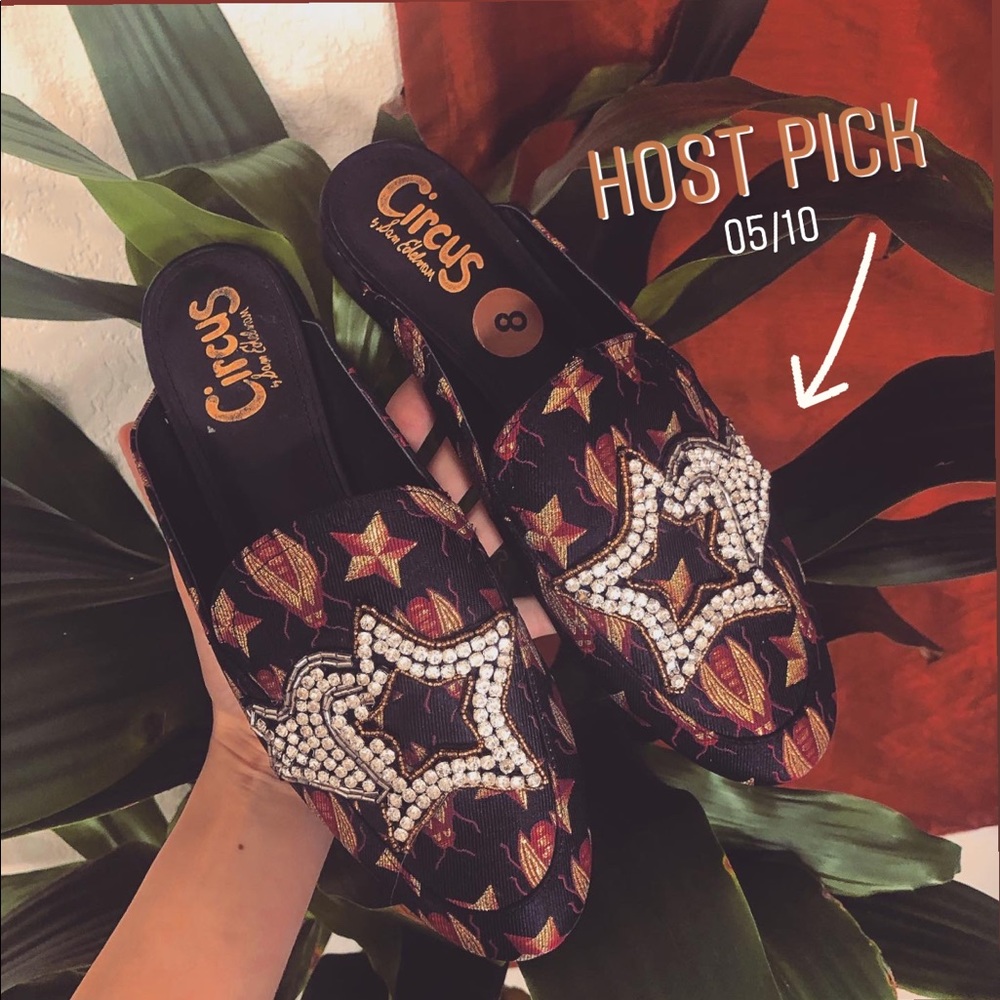 NWOT Sam Edelman Beetle and Star Slides